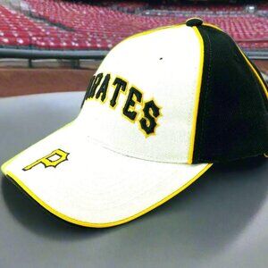 Pittsburgh Pirates NOS Vintage Late '90s MLB "Clubhouse" Adjustable 20% Wool Hat